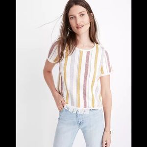 Madewell Blakey Stripe Sweater Tee